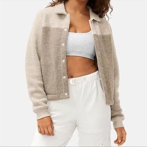Outdoor Voices Megafleece Snap Bomber Jacket